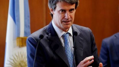 O ministro de Fazenda da Argentina, Alfonso Prat-Gay, na sexta-feira passada.