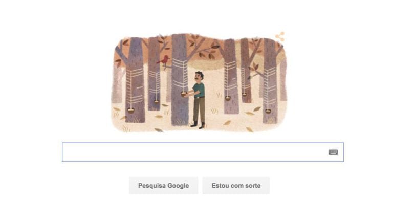 Doodle de Chico Mendes.