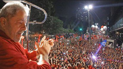 Lula na av. Paulista.