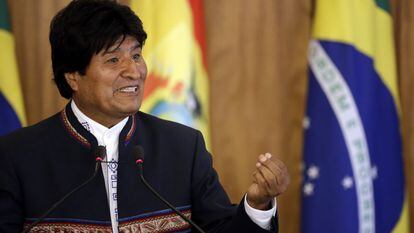 Evo Morales no dia 2 de fevereiro.