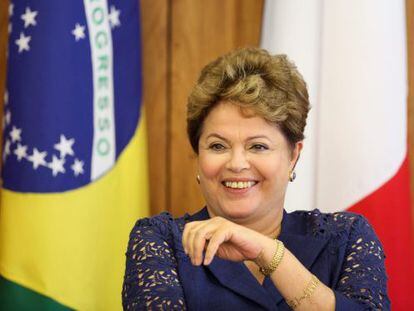 A presidenta brasileira Dilma Rousseff, em 12 de dezembro.