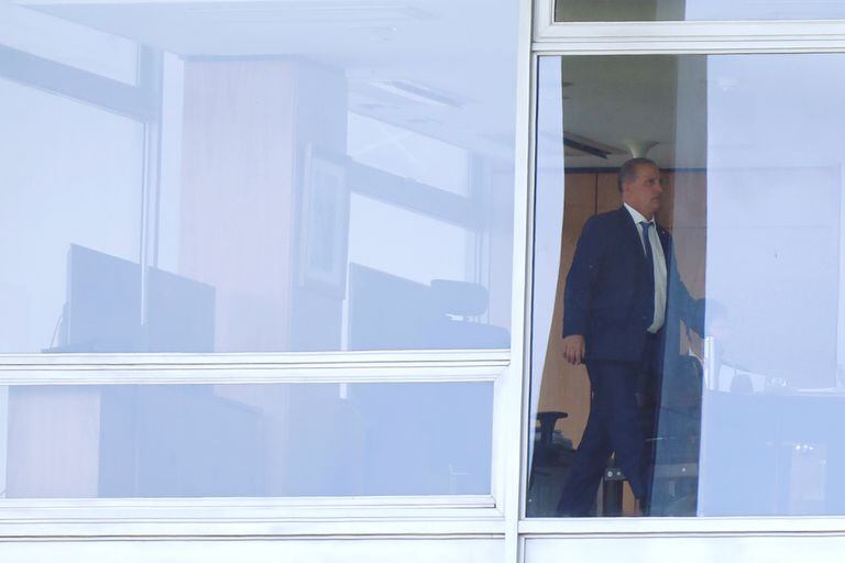 O novo ministro da Cidadania Onyx Lorenzoni no Planalto em 31 de janeiro.