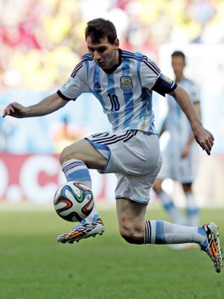 Messi, durante a partida contra a Bélgica.