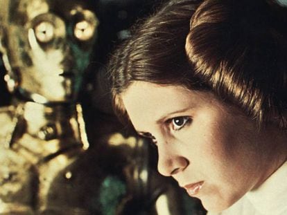 Carrie Fisher cena de 'Star Wars'