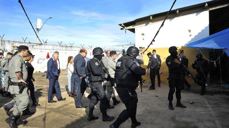 Inspeção no presídio de Aparecida de Goiânia.