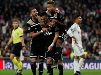 Ziyech, Tadic e David Neres marcaram para o Ajax na goleada sobre o Real.