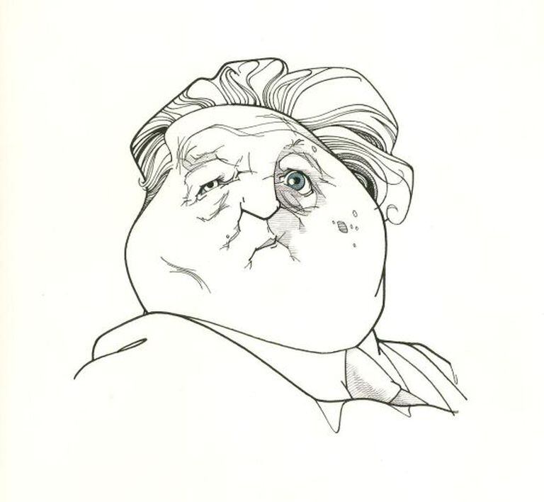 Octavio Paz visto por Loredano.
