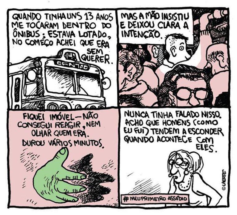 Cedida pela cartunista Laerte, a tirinha foi publicada primeiro na 'Folha de S. Paulo'
