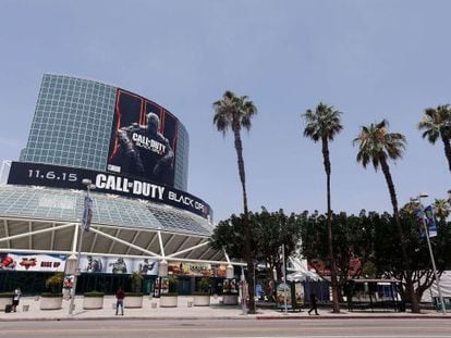O centro de convenções de Los Angeles prepara-se para E3.