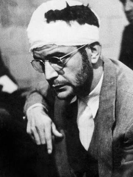 Ramón Mercador após sua prisão no México em 1940.