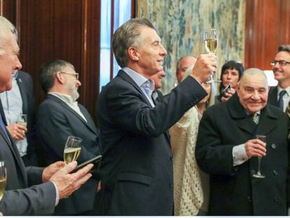 O presidente Mauricio Macri comemora o Dia do Jornalista nesta quinta-feira com a imprensa credenciada na Casa Rosada