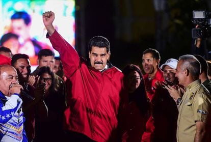 Nicolás Maduro, no domingo em Caracas