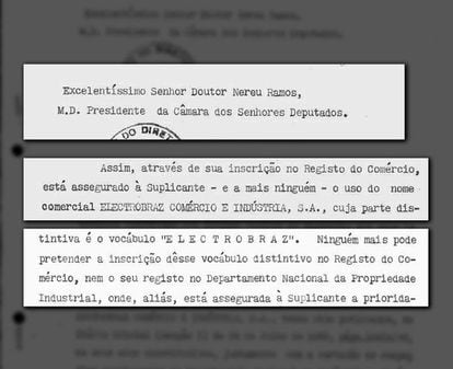 Em 1954, dono da loja Electrobraz, do Rio, pediu ao Congresso que mudasse nome da Eletrobras.