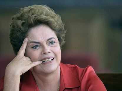 Dilma Rousseff em entrevista no dia 18.