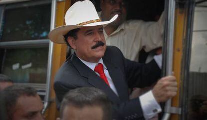 O ex-presidente Manuel Zelaya, deposto em 2009.