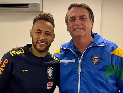 Neymar recebeu apoio do presidente Jair Bolsonaro na última quarta-feira.