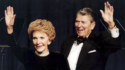 Nancy e Ronald Reagan, em uma imagem de 1994.