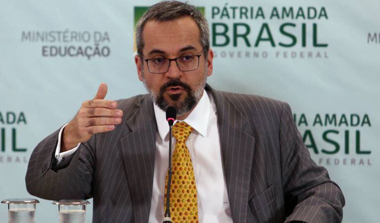 O ministro da Educação, Abraham Weintraub.