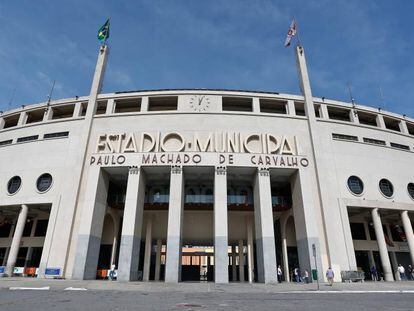 O Estádio do Pacaembu, em São Paulo.