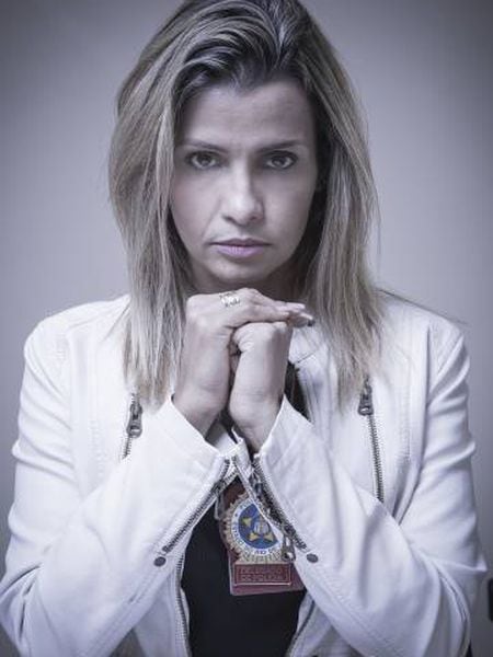 A delegada do caso do estupro coletivo no Rio, Cristiana Bento.