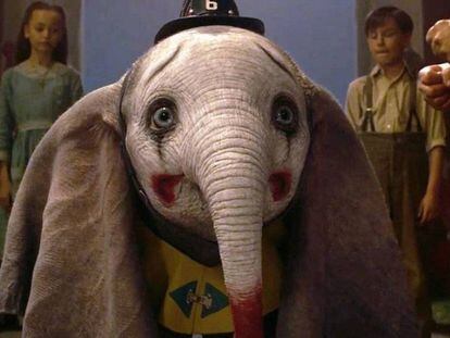 Assim o diretor Tim Burton imaginou o elefante mais famoso em seu novo filme, ‘Dumbo’.