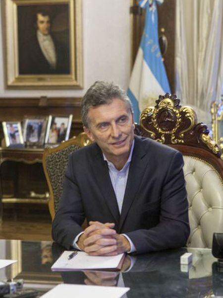 O presidente argentino, Mauricio Macri, nesta segunda-feira em Buenos Aires.
