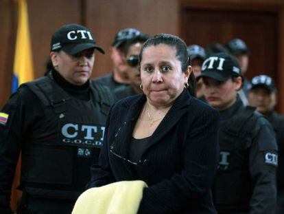 A ex-chefe do DAS da Colômbia, María del Pilar Hurtado.