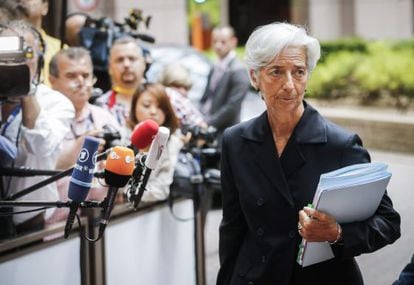 Christine Lagarde, no último domingo.