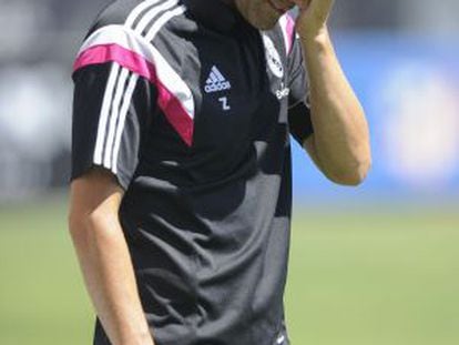 Zinédine Zidane, durante uma partida com o Castilla.