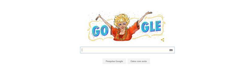 Dercy Gonçalves ganha Doodle do Google.
