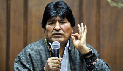 Evo Morales, ex-presidente boliviano, na Cidade do México.