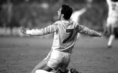 Juanito, no Real Madrid x Inter.