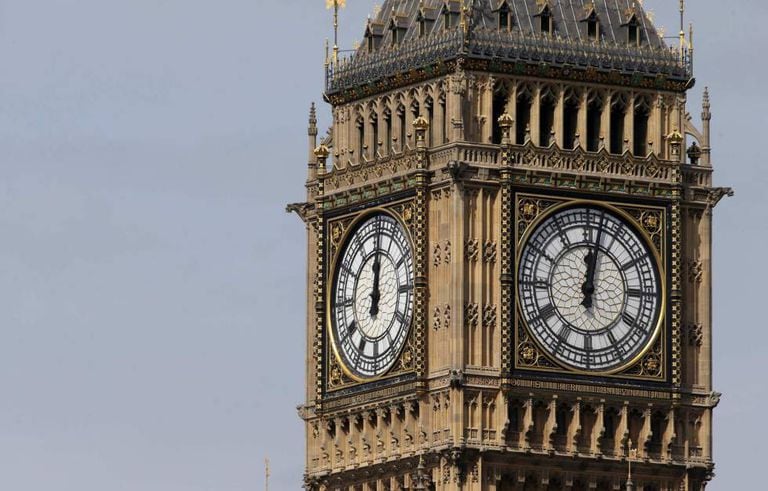 O Big Ben de Londres, hoje, 14 de agosto de 2017.
