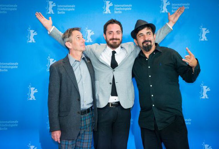 Alberto Castro, Pablo Larraín e Roberto Farías, de 'O clube'
