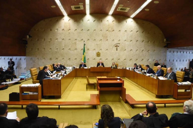 Brazil's Supreme Federal Tribunal (STF) during a session to discuss the impeachment of President Dilma Rousseff in Brasilia, on December 16, 2015. . AFP PHOTO/EVARISTO SA