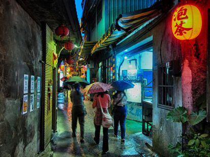 As labirínticas ruas de Jiufen, em Taiwan, uma das locações de 'Silence', o próximo filme de Martin Scorsese.