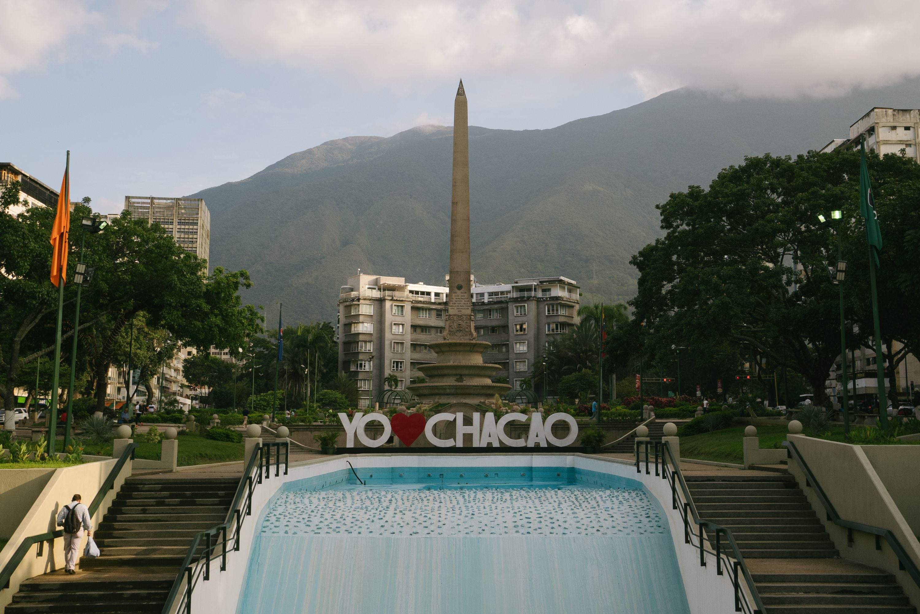 Vista da Praça Francia, em Caracas. 