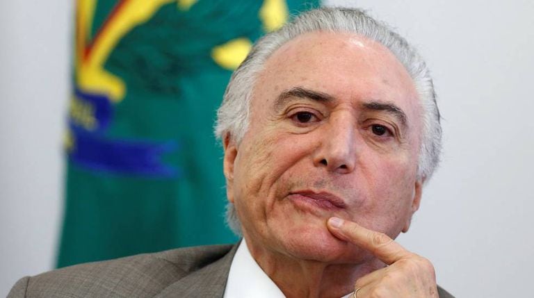 O presidente Michel Temer no dia 20, em Brasília.