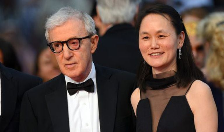 Woody Allen e Soon-Yi no Festival de Cannes.