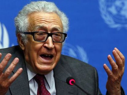 O enviado especial da ONU para a Síria, Lakhdar Brahimi.