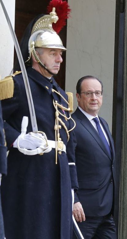 Francois Hollande, na semana passada.