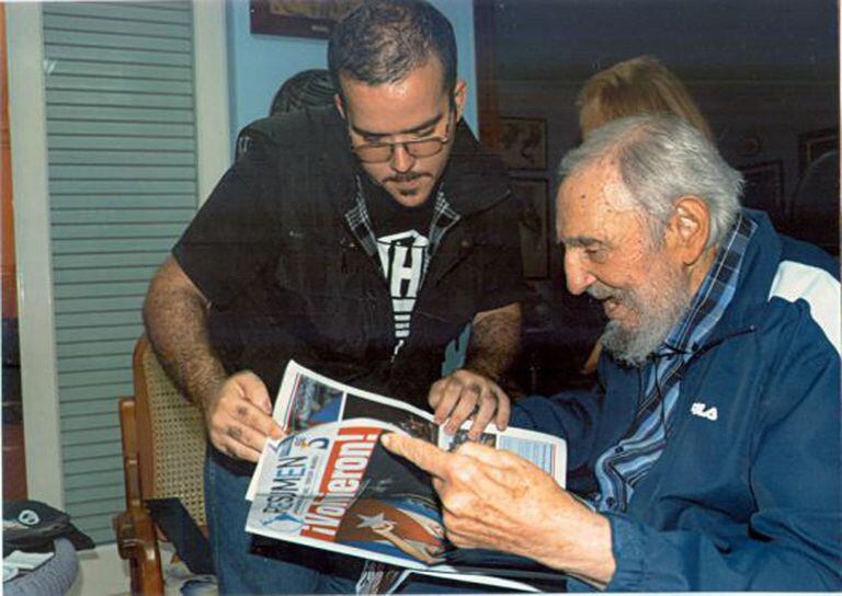 Fidel Castro, em fotografia publicada no Granma.