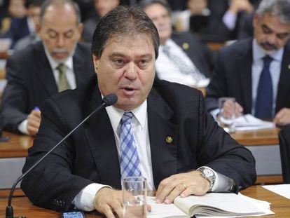 O ex-senador Gim Argello (PTB-DF), em foto de 2012 na CCJ do Senado.