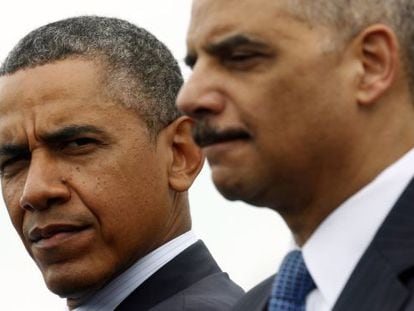 Barack Obama e Eric Holder.