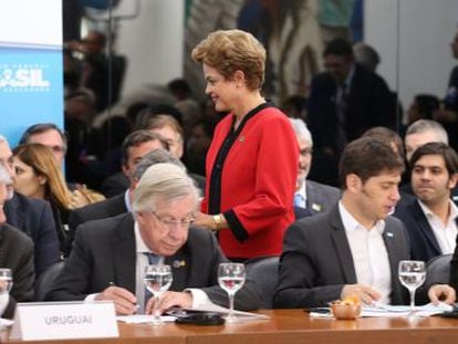 Rousseff, na cúpula de Chefes de Estado do Mercosul, em julho.