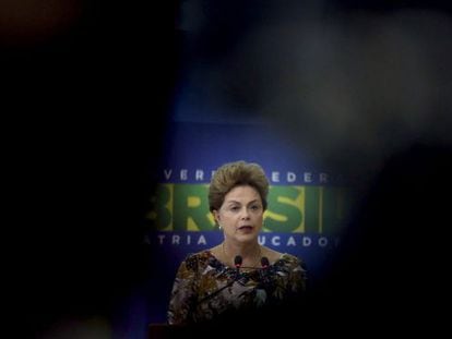 A presidenta Rousseff no dia 17, em Bras&iacute;lia.