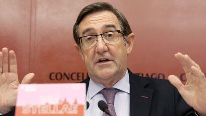 O ex-prefeito de Santiago de Compostela, Ángel Currás, na semana passada.