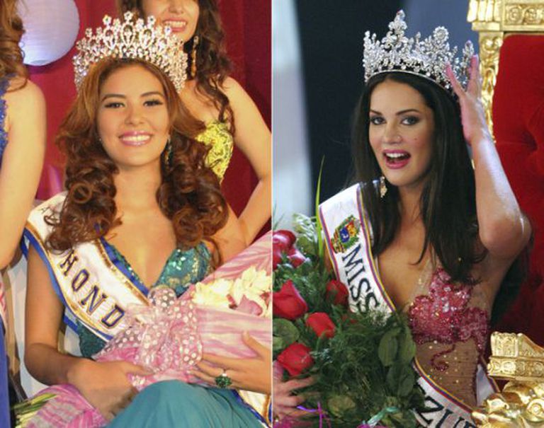 Miss Honduras e Miss Venezuela, ambas com um trágico desfecho