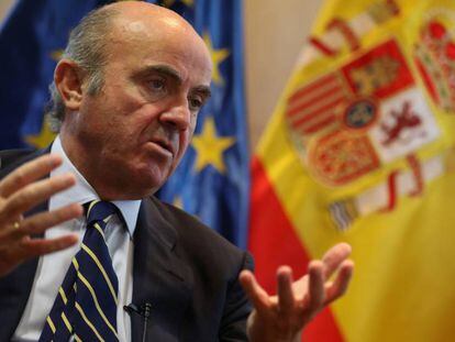 O ministro de Economia da Espanha, Luis de Guindos.