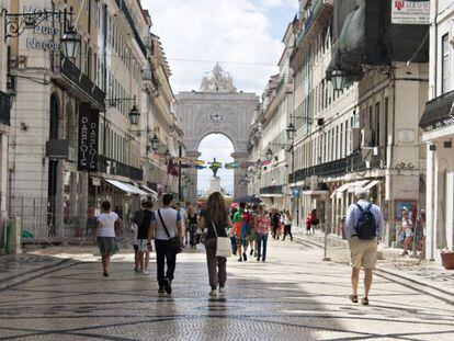 Rua Augusta, em Lisboa (Portugal).